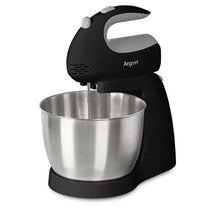 Argon Handmixer Zwart - met Standaard en RVS Mengkom - 300 W