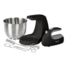 Argon Handmixer Zwart - met Standaard en RVS Mengkom - 300 W