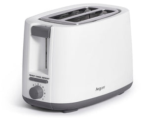 Argon Broodrooster Mat Wit - 2 Sleuven - 750 W