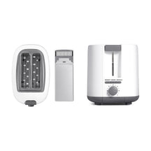 Argon Broodrooster Mat Wit - 2 Sleuven - 750 W