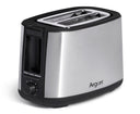 Argon Broodrooster RVS / Mat Zwart - 2 Sleuven - 750 W
