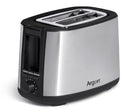Argon Broodrooster RVS / Mat Zwart - 2 Sleuven - 750 W
