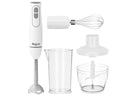 Argon Staafmixerset met Accessoires Wit - 1000 W