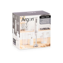 Argon Staafmixerset met Accessoires Wit - 1000 W
