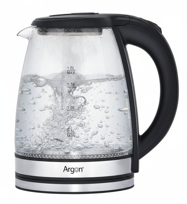 Argon Waterkoker Glas / RVS - 1.8 Liter - 1500 W