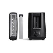 Argon Broodrooster Mat Zwart - 1 Lange Sleuf - 900 W