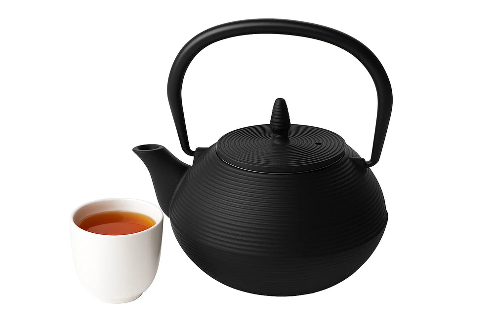 Cookinglife Theepot Itome met RVS Filter - Gietijzer Zwart - 800 ml