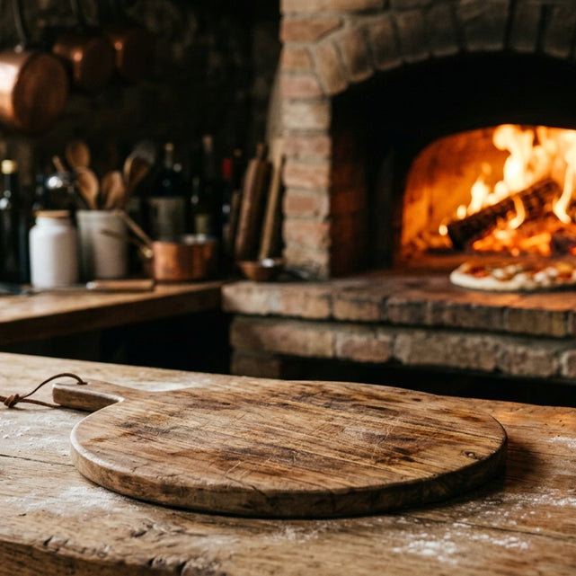 Plank klaarzetten vóór het bakken