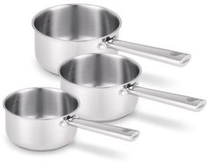 Beka Steelpannenset Cicla RVS 3-Delig ø 16, 18 & 20 cm - geschikt voor alle warmtebronnen