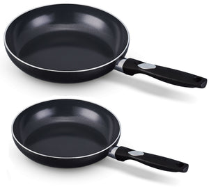 Koekenpannenset Pro Inductie 2-Delig ø 24 & 28 cm - keramische anti-aanbaklaag