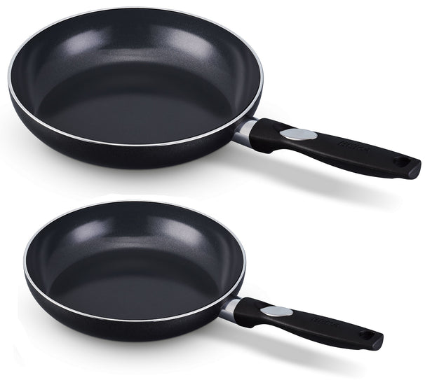 Koekenpannenset Pro Inductie 2-Delig ø 24 & 28 cm - keramische anti-aanbaklaag