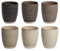 Cookinglife Koffiekopjes / Senseo Kopjes - Delice Grijs 180 ml - 6 stuks