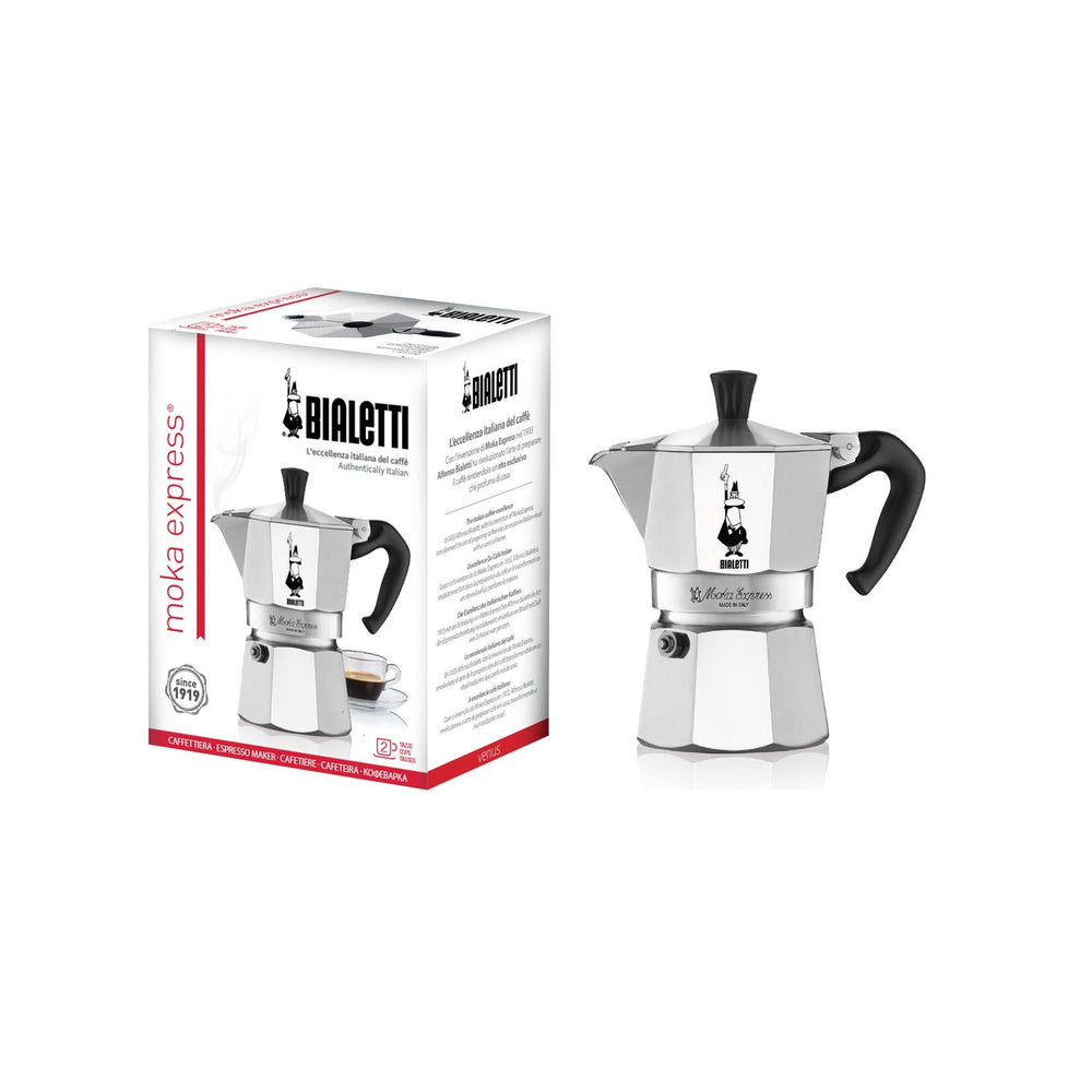Bialetti Percolator Moka Express 2 Kops - 90 ml
