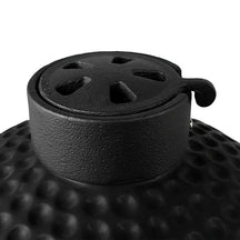 Bighorn Barbecue Kamado Keramiek Mat Zwart - 13 Inch - Houtskool BBQ - Incl. Pizzasteen - 27 cm