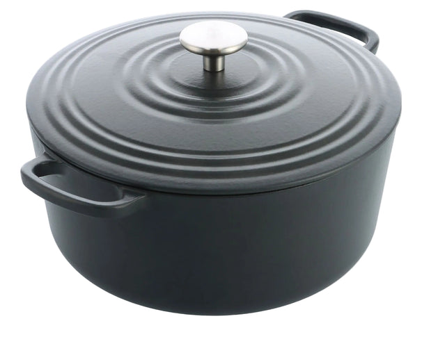 BK Braadpan Bourgogne Earl Grey Gietijzer ø 28 cm / 6.7 Liter - geëmailleerde anti-aanbaklaag