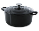 BK Braadpan Bourgogne Jet Black Gietijzer ø 20 cm / 2.5 Liter - geëmailleerde anti-aanbaklaag