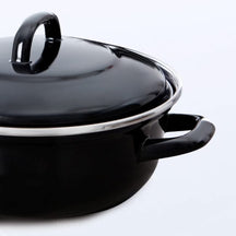 BK Braadpan Fortalit Emaille Zwart ø 28 cm / 4 Liter - detail 3