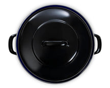 BK Braadpan Fortalit Emaille Zwart ø 30 cm / 5 Liter - bovenaanzicht