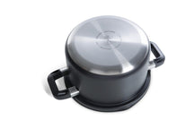 BK Pannenset Flow Cool Zwart 4-delig - RVS - Kookpan ø 16, 18, 20 cm & Steelpan ø 16 cm