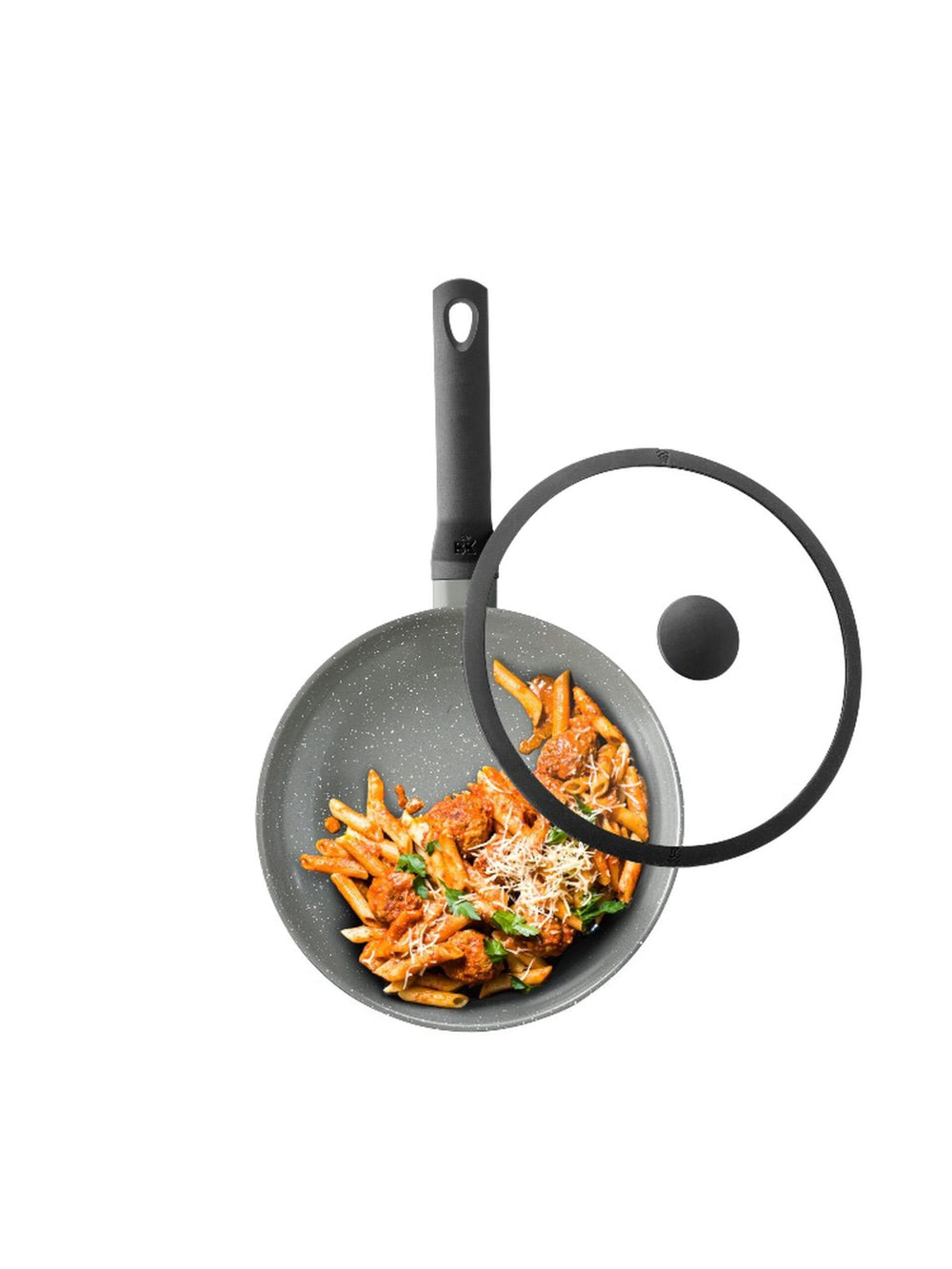 BK Hapjespan met deksel Granite Grijs ø 28 cm / 4.2 Liter - sfeerbeeld 3