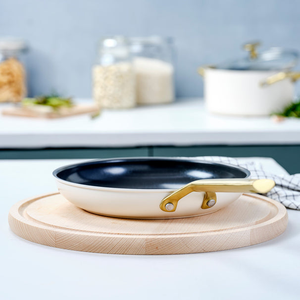 BK Koekenpan Sublime Cream White ø 24 cm - keramische anti-aanbaklaag