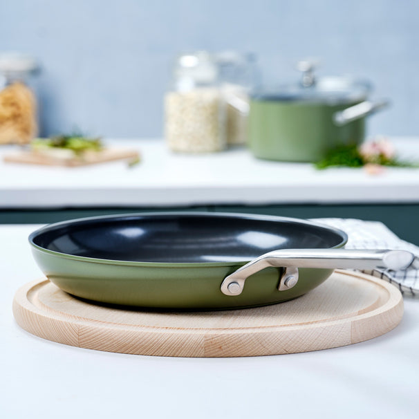 BK Koekenpan Sublime Olive Green ø 28 cm - keramische anti-aanbaklaag