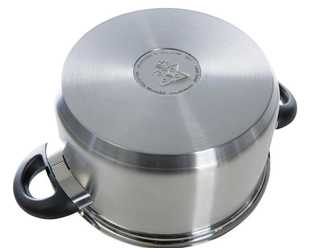 BK Kookpan Karaat+ RVS ø 18 cm / 2.1 Liter - onderaanzicht