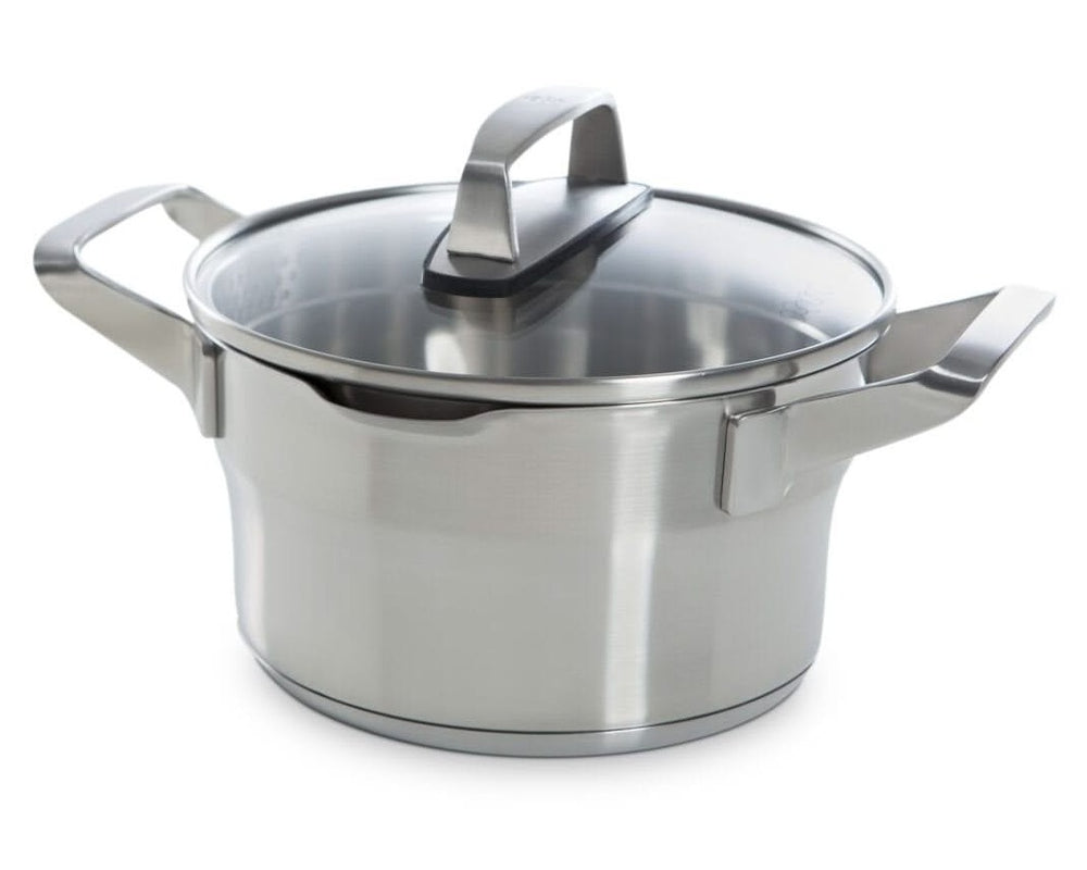 BK Pannenset Premium+ RVS 4-delig - Kookpan ø 16, 18 & 20 cm & Steelpan ø 16 cm - aanzicht 1