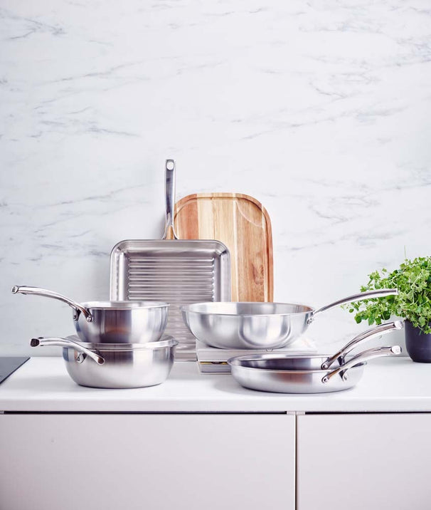 BK Sauteuse Superior Tri-Ply RVS ø 20 cm - zonder anti-aanbaklaag