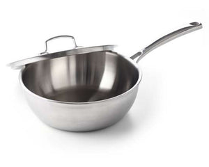 BK Sauteuse Superior Tri-Ply RVS ø 24 cm - met deksel