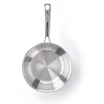 BK Sauteuse Superior Tri-Ply RVS ø 24 cm - met deksel - bovenaanzicht