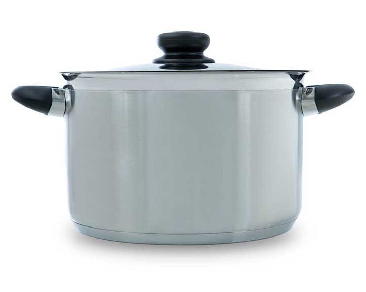 BK Soeppan Karaat+ RVS ø 24 cm / 6.2 Liter - zijaanzicht