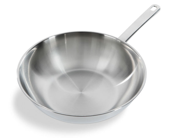 BK Wokpan Bright RVS ø 28 cm / 3.7 Liter - zonder anti-aanbaklaag