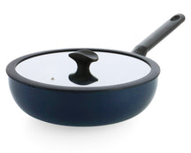 BK Wokpan met deksel Enjoy Oxford Blue ø 28 cm