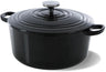 BK Braadpan Bourgogne Jet Black Gietijzer ø 28 cm / 6.7 liter - geëmailleerde anti-aanbaklaag