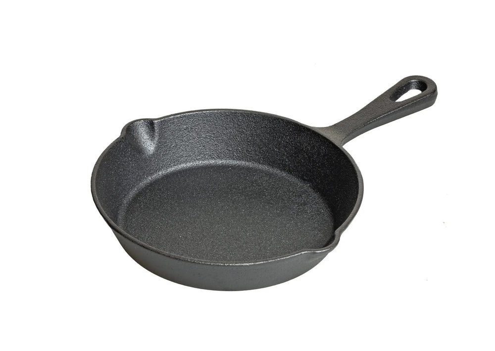 Blackwell Koekenpan Skillet Gietijzer ø 16 cm - geschikt voor alle warmtebronnen - zonder anti-aanbaklaag