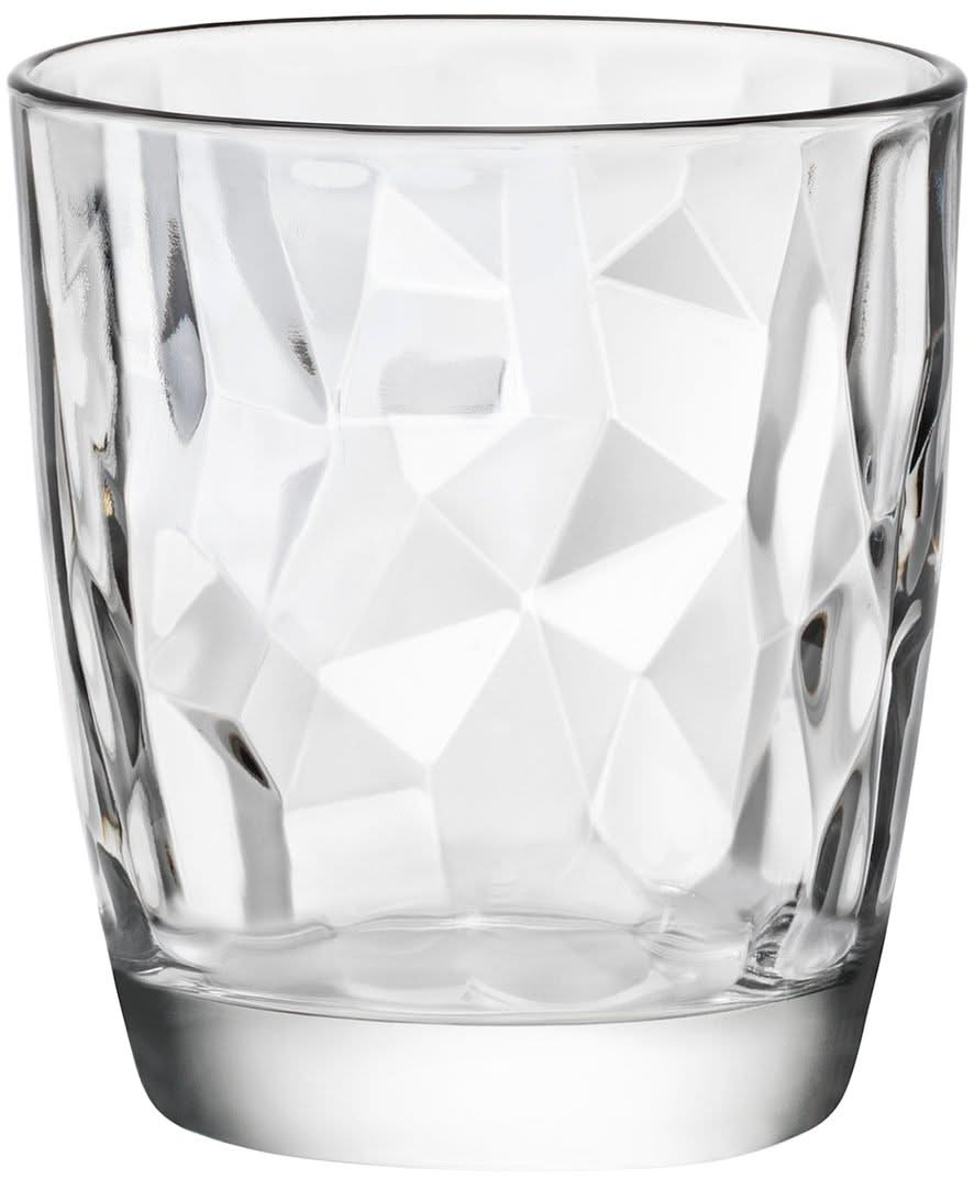 Bormioli Rocco Glazenset - Waterglazen - Transparant - Diamond - 300 ml - 12 stuks
