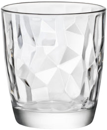 Bormioli Rocco Glazenset - Waterglazen - Transparant - Diamond - 300 ml - 12 stuks