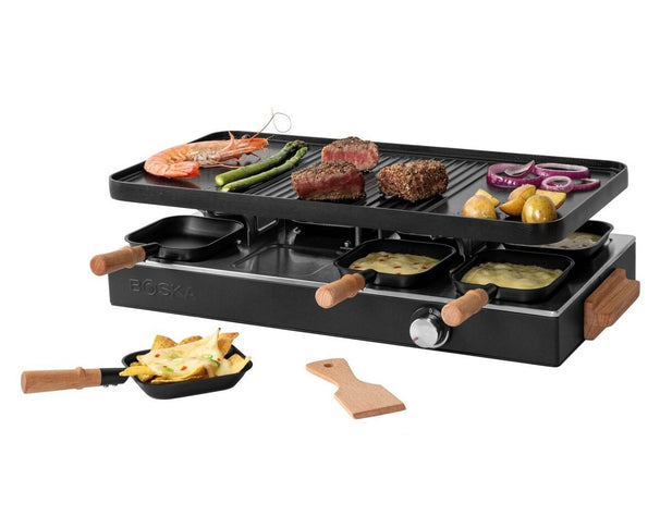 Boska Gourmetstel / Raclette Party - 8 personen - 1700 W - Keramische anti-aanbaklaag