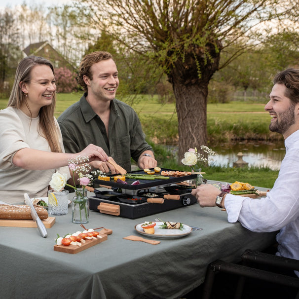 Boska Gourmetstel / Raclette Party - 8 personen - 1700 W - Keramische anti-aanbaklaag
