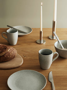 Broste Copenhagen Ontbijtset Nordic Marsh 12-delig / 4 personen - 4 ontbijtborden, 4 kommen en 4 kopjes