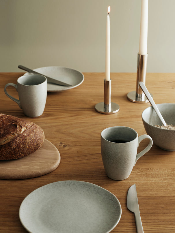Broste Copenhagen Ontbijtset Nordic Marsh 12-delig / 4 personen - 4 ontbijtborden, 4 kommen en 4 kopjes