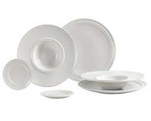 Broste Copenhagen Pastaset Stevns 6-delig / 2 personen - 2 dinerborden, 2 pastaborden en 2 kleine bordjes