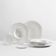 Broste Copenhagen Pastaset Stevns 6-delig / 2 personen - 2 dinerborden, 2 pastaborden en 2 kleine bordjes