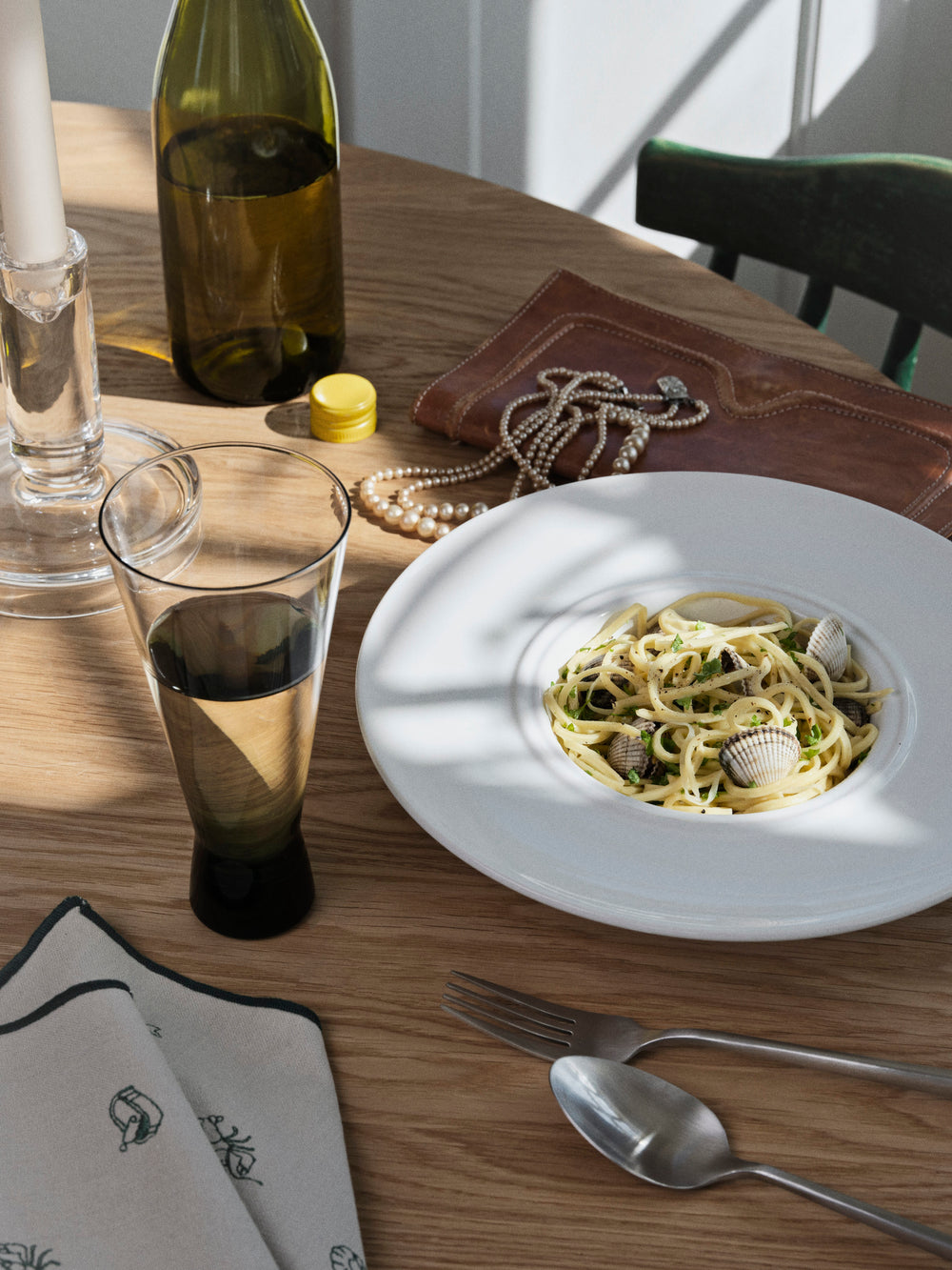 Broste Copenhagen Pastaset Stevns 6-delig / 2 personen - 2 dinerborden, 2 pastaborden en 2 kleine bordjes