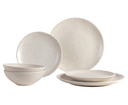Broste Copenhagen Serviesset Nordic Vanilla 6-delig / 2 personen - 2 dinerborden, 2 ontbijtborden en 2 kommen