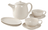 Broste Copenhagen Theeset Nordic Vanilla 7-delig / 2 personen - 1 theepot, 2 bordjes en 2 kop en schotels