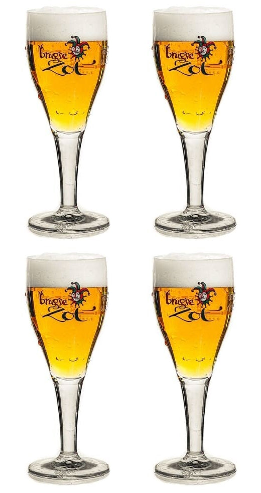 Brugse Zot Bierglazen 330 ml - 4 Stuks