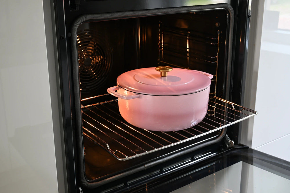 Combekk Braadpannenset Gietijzer Pink 2-delig - sfeerbeeld 4
