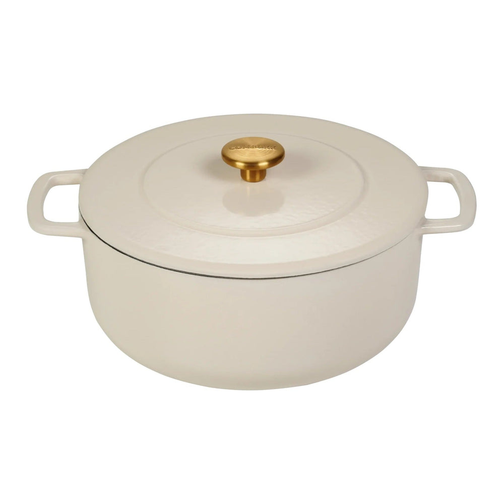 Combekk Braadpan met deksel Gietijzer Sand ø 24 cm / 3.8 Liter